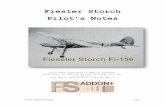 Fiesler Storch Pilot’s Notes - Design für Flugsimulation · Fiesler Storch Pilot’s Notes ... 10.5 PANEL NIGHT-LIGHTS ... This FSX package contains the following 10 models and