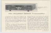 The Heathkit 58401 Transmitter - Nostalgic Kits Central · The Heathkit 58401 Transmitter ... sideband carrier generator, ... band carrier at 3396.4 kHz, and in the CW mode, uses
