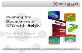 Pushing the Boundaries of CFD with - ENGYSengys.com/20160920-engys-helyxdevelopments-day1.pdf · Pushing the Boundaries of CFD with ... GAMG agglomerator • finiteVolumelibraries: