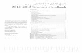 2012–2013 Graduate Handbookcriminology.fsu.edu/wp-content/uploads/2012-2013... ·  · 2014-07-09COLLEGE OF CRIMINOLOGY AND CRIMINAL JUSTICE 1 Contents Introduction and Graduate