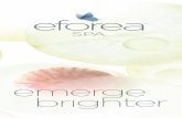 perfecting - Hilton · perfecting your journey Guests of eforea spa can enjoy ... Intraceuticals Rejuvenate Oxygen Facial 60MIN $150 Using pressurised oxygen to deliver a combination