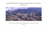GEOMORPHIC DESCRIPTION SYSTEM - … · Space precludes expansive treatment of all definitions or ... the Field Guide for Describing and Sampling Soils, version ... Geomorphic Description
