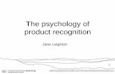 The psychology of product recognition - Home - ECTA - … ·  · 2016-06-20consumer behaviour . 5 2. The environment • Complex shopping ... Toothpaste Sensodyne Tesco Pro-tech