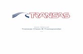 Transas Class B Transponder - JG Technologies Home page · Transas Class B Transponder V1.0 . ... AIS Alarm Messages (NMEA 0183 ALR, Text) ... occur in a particular installation.