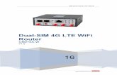 Dual - SIM 4G LTE WiFi Router - Industrial 4G   ROUTER USER MANUAL V1.0.pdfCM210A-W Router User Manual   link-tech.com 1 16 Dual-SIM 4G LTE WiFi Router CM210A-W V1.0