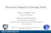 Structural Integrity of Storage Tanks - Rice Universitysspeed.rice.edu/sspeed/downloads/September_2013/Day1/1_5...Structural Integrity of Storage Tanks 1 Sabarethinam Kameshwar Graduate