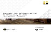 Residential Maintenance & Warranty Guide - Hallmark … Maintenance & Warranty Guide ... on the floor shiny side down. ... protect the vinyl wear layer and give it a more lustrous