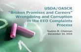 “Broken Promises and Careers” - The Coalition For ... · “Broken Promises and Careers ... Black Leadership Forum, an umbrella organization of 32 member groups that together