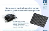Nonwovens made of recycled carbon fibres as basic material ... · Carbon Fibre Nonwoven ...