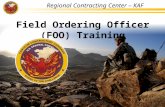 RCC FENTY FOO TRAINING - Office of the Under Secretary …€¦ · PPT file · Web view · 2012-10-04Cannot make purchases that are foreseeable or reoccurring. ... Letter of Justification