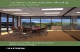 Hyperion solar-adaptive shading - Advantedge … · Hyperion ™ solar-adaptive shading powered by Quantum ... • Personal control is a key component of Hyperion because individuals