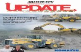 Featured in this issue: UNITED RECYCLING · Jacquie Katrein, Controller MISSOULA, MT John Scott, Service Manager Randy Stoos, Parts Manager ... McAuliffe. “Komatsu gives us great
