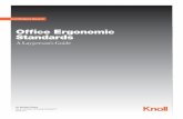 Office Ergonomic Standards - Knoll · ©2011 Knoll, Inc. A Layperson’s Guide to Office Ergonomic Standards Page 2 Table 1. Comparison of the HFES 100 Standards and BIFMA G1 Guidelines