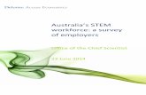 Australias STEM workforce: a survey of   STEM workforce: a survey of employers ... 5.3 Satisfaction with relationship ... Australias STEM workforce: a survey of employers .
