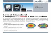 Latest Standard Compliant Fiber Certification · Encircled Flux Multimode Adapter l and IEC-14763-3 l of various fiber optic manufacturers l for EF kit l Fault Locator (VFL)