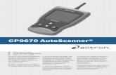 CP9670 AutoScanner® - actron.com Quick Start Guide was developed to help you get started using the ... Displays a basic status of the vehicle’s OBD system. View Data Views vehicle