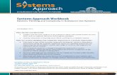 Systems Approach Workbook Library/nts-systems-approach... · Systems Approach: Systems Thinking and Complexity in Substance Use Systems Page 3 A Brief Introduction to Systems Thinking
