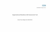 Organisational Readiness Self Assessment Tool · Organisational Readiness Self Assessment: End of Year Report 2010-11 v1.0 18/05/2011 08:51 2 Organisational Readiness Self Assessment: