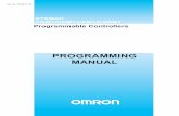PROGRAMMING MANUAL - Scantime ·  · 2015-12-18PROGRAMMING MANUAL Programmable Controllers SYSMAC CQM1/CPM1/CPM1A/SRM1 Cat. No. W228-E1-08