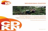 Building trust in forest carbon payments (REDD+) - PwC UK · WORKING PAPER November 2017 Building trust in forest carbon payments (REDD+): Learning from the world of nancial accounting