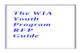 The WIA Youth Program RFP Guide - Employment and … ·  · 2006-01-04The WIA Youth Program RFP Guide 3 translate to services to in-school youth. While the services may start as