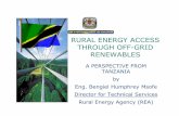 RURAL ENERGY ACCESS THROUGH OFF-GRID RENEWABLES …siteresources.worldbank.org/EXTAFRREGTOPENERGY/Resources/7173… · RURAL ENERGY ACCESS THROUGH OFF-GRID RENEWABLES. 2 ... Project