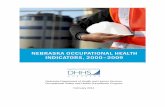 NEBRASKA OCCUPATIONAL HEALTH INDICATORS, …dhhs.ne.gov/.../NebraskaOccupationalHealthIndicators20002009.pdf · An occupational health indicator is a specific measure of a work- ...