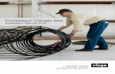 ProRadiant Climate Mat - Viega ® Climate Mat Installation Manual 2016. ... Floor Covering R-values ... or zip ties. Leaders are the lengths of tubing that connect temporary headers
