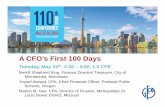 A CFO’s First 100 Days - Government Finance Officers ... CFO’s First 100 Days Tuesday, May 24th, 3:35 – 4:50, 1.5 CPE Merrill Shepherd King, Finance Director/ Treasurer, City