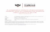 A comparative analysis of procurement methods used on ...usir.salford.ac.uk/23055/1/download_feed.pdf · The Construction, Building and Real Estate Research Conference of ... •
