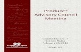 Producer Advisory Council Meeting - Coastal R&E Center · The following pages contain the report from the 2016 Annual Producer Advisory Council Meeting of the MSU Coastal Research