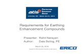 Requirements for Earthing Enhancement-Dale … for...Requirements for Earthing Enhancement Compounds ... – Grounding System Design. ... Requirements for Earthing Enhancement-Dale