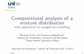 Compositional analysis of a mixture distribution analysis of a mixture distribution with application to categorical modelling Monique Graf1 and Desislava Nedyalkova2 1Institut de Statistique