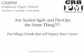 Are Scaled Agile and DevOps the Same Thing?!? - SWVA 2016 Symposium/13...QA METRICS) Scaled Agile and DevOps: ... Quick History of the PMBOK® Guide ... Are Scaled Agile and DevOps