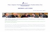 NEWS LETTER - ssl.whp-gol.com NEWS LETTER No.29 December 2014 ... The Meeting opened against the unexpected backdrop of the dissolution of Japan’s Diet ahead ... and Chair of APDA,