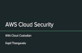 AWS Cloud Security - SANS Custodian Custodian is an open source rules engine for fleet management in AWS. YAML DSL for policies based on querying resources or subscribe to