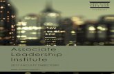 Associate Leadership Institute - New York City Bar …documents.nycbar.org/files/2017FacultyDirectory3.pdf · Associate Leadership Institute 2017 FACULTY DIRECTORY  diversity