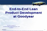 Lean Product Development at Goodyear - Fisher … to end Lean Product...Investment in “lean product development” can be ... 13% Other 0% R&D 2% ... Lean 101 - Basic Principles