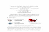 The ROBUR project: towards an autonomous … ROBUR project: towards an autonomous ﬂapping-wing animat ... neurophysiology and ethology ... Several research efforts that aim at fulﬁlling