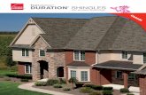 DURATION SHINGLES - Owens Corning Roofing: … PINK® FIBERGLAS ® Blown-In ... TruDefinition® Duration® Shingles ...