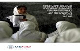 Strengthening Evidence-Based Development · Evaluation Policy has served as a model for other agencies, ... STRENGTHENING EVIDENCE-BASED DEVELOPMENT: FIVE YEARS OF BETTER EVALUATION