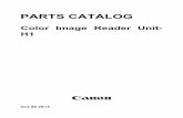 PARTS CATALOG - LOCAL WEB DAVINTECHtechnique.davin.be/files/Color-Image-Reader-Unit-H1-PC.pdf · Whenever ordering parts, consult this Parts Catalog for all of the information pertaining