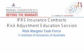 IFRS Insurance Contracts Risk Adjustment Education Session · IFRS Insurance Contracts Risk Adjustment Education Session. ... a balancing item to equate initial central ... IFRS Insurance