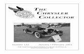 THE CHRYSLER COLLECTOR - chrysler-restorers … · there a restoration story here? Back: ... It is with some sadness that I write this final ... 'THE CHRYSLER COLLECTOR' ...
