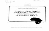 DEVELOPMENT NEEDS and OPPORTUNITIES for COOPERATION in SOUTHERN …pdf.usaid.gov/pdf_docs/PNAAH156.pdf · DEVELOPMENT NEEDS and OPPORTUNITIES for COOPERATION in SOUTHERN AFRICA United