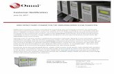 Front Panel Customer Notification - OMNI Flo Notification June 13, 2017 6002 FRONT PANEL CHANGE FOR THE 3000/6000 SERIES FLOW COMPUTER OMNI Flow Computers remains committed to supporting