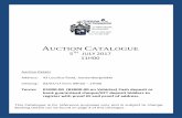 AUCTION CATALOGUE - Theron Auctioneers · No potential buyers ... The Auctioneer’s vendue roll and decision is final and no dispute will be taken into ... 65 1 x WATER PURIFIER
