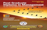 Admission Brochure Post Graduate Diploma in … Graduate Diploma in Management Two Year Full-Time AICTE & DTE Approved Programme 3D PGDM Functional Electives Sectorial Electives ...