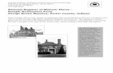 National Register of Historic Places – Sample … Register of Historic Places – Sample Nomination Form George Brown Mansion, Porter County, Indiana This example will be most useful