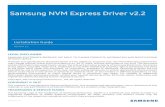 Samsung NVM Express Driver v2.2€¦ · Samsung NVM Express Driver v2.2 ... This guide describes how to install the Samsung NVM Express driver 2.2 ... If you download the driver zip